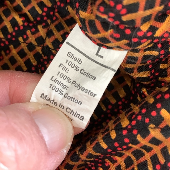 Vintage 2003 Donna Sharp Quilted Dragonfly 3-Button Blazer Size L - Picture 6 of 8